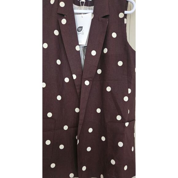 Sezane Ladies Martina Jacket Ecru Polka Dot Size Small - Picture 3 of 8